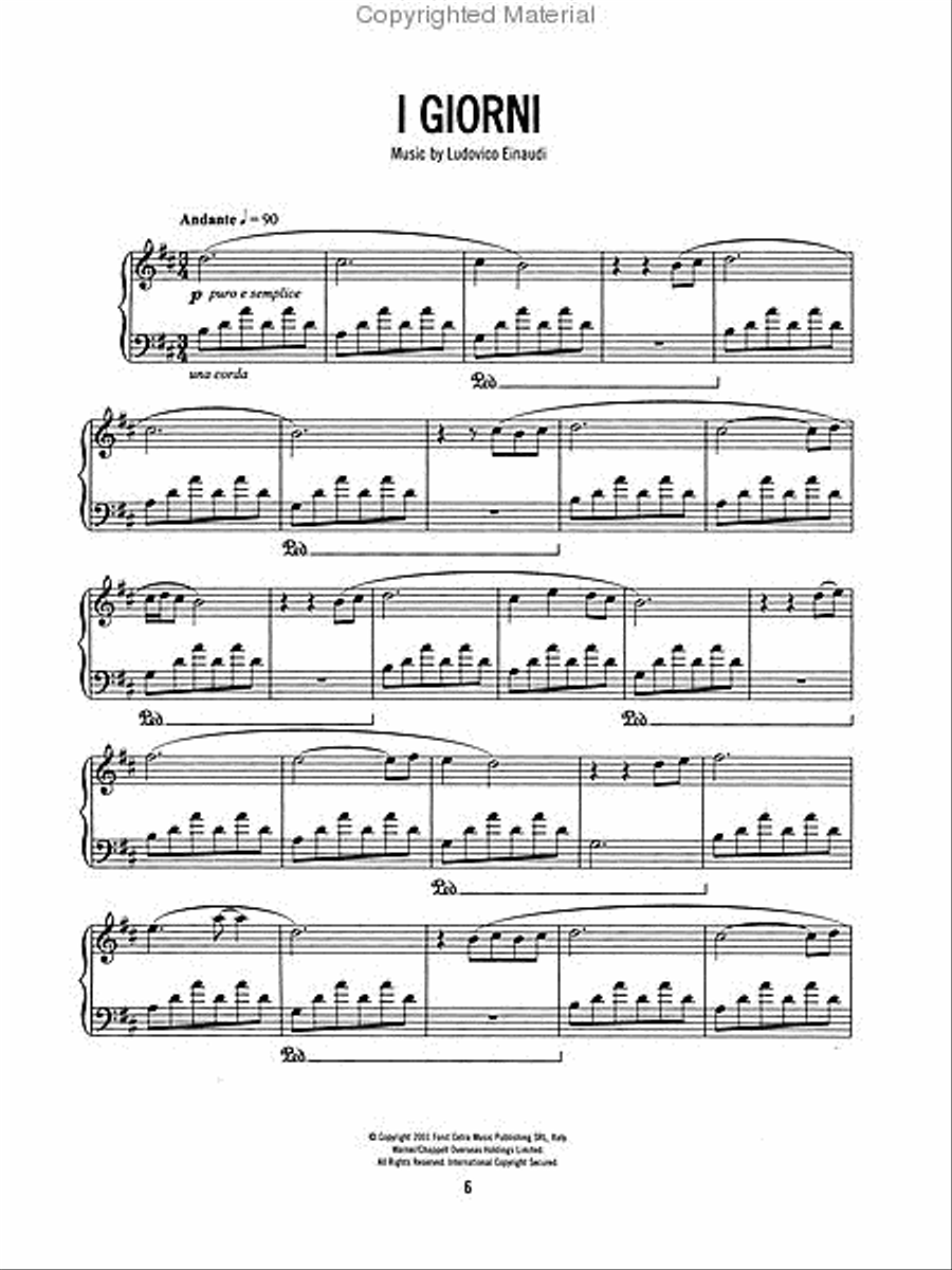 Ludovico Einaudi – Islands: Essential Einaudi Piano Solo scores gallery preview page 2