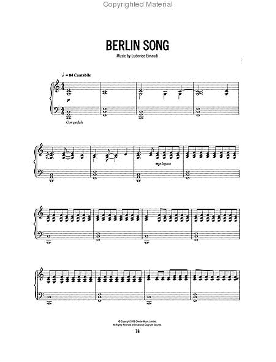 Ludovico Einaudi – Islands: Essential Einaudi Piano Solo scores gallery preview page 4