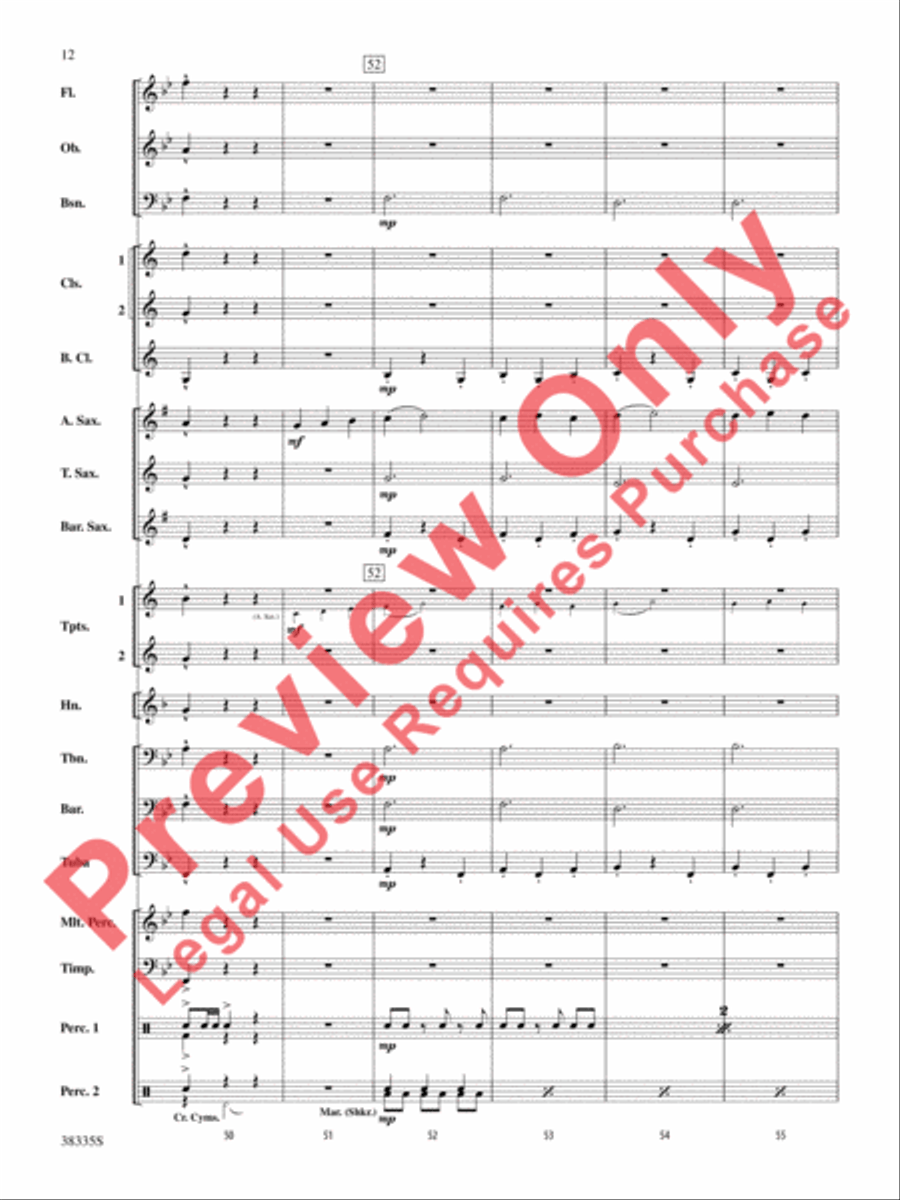 El Relicario El Relicario Concert Band scores gallery preview page 13
