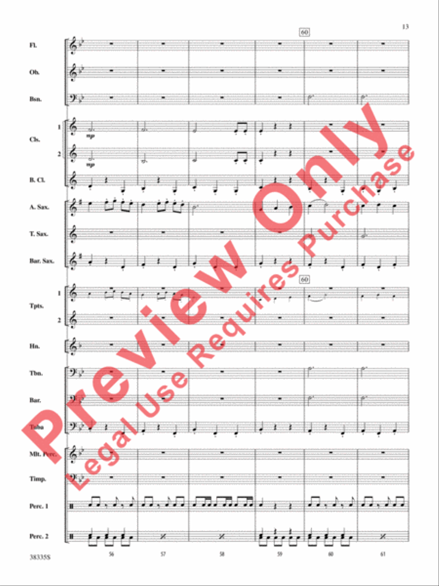 El Relicario El Relicario Concert Band scores gallery preview page 14