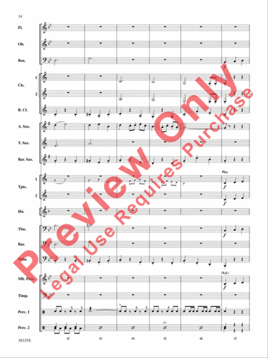 El Relicario El Relicario Concert Band scores gallery preview page 15