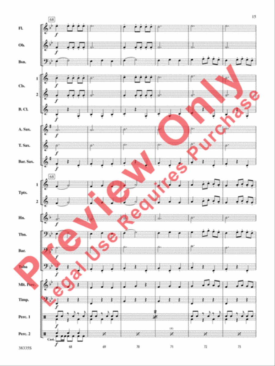 El Relicario El Relicario Concert Band scores gallery preview page 16