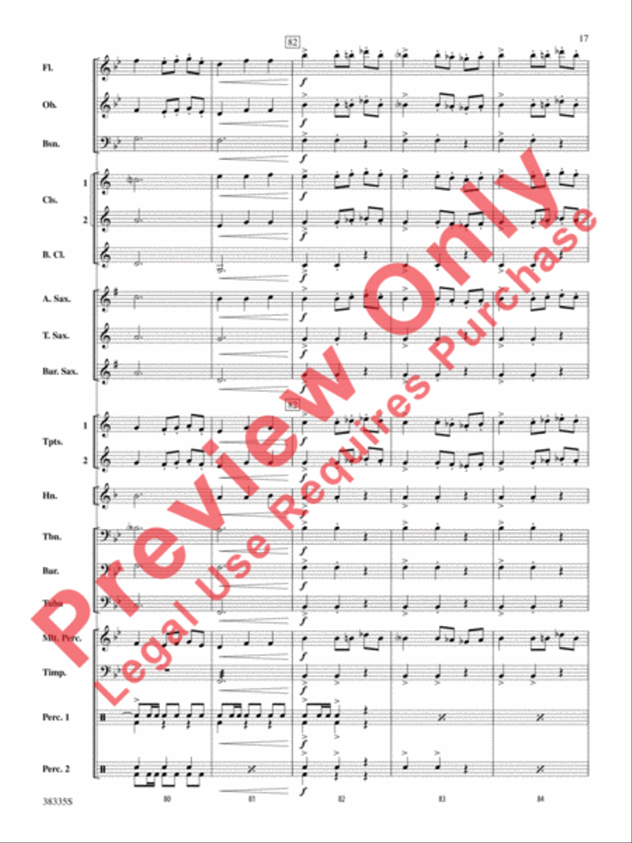 El Relicario El Relicario Concert Band scores gallery preview page 18