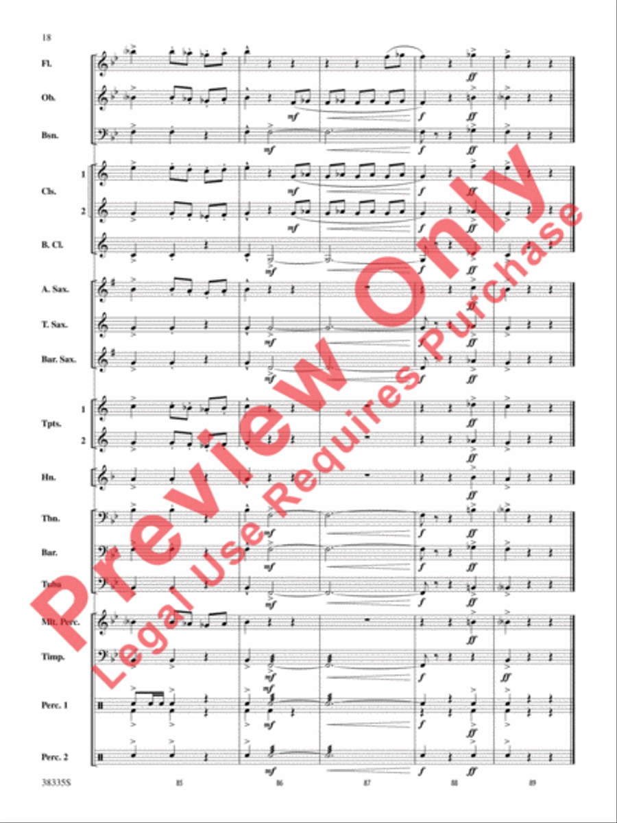 El Relicario El Relicario Concert Band scores gallery preview page 19
