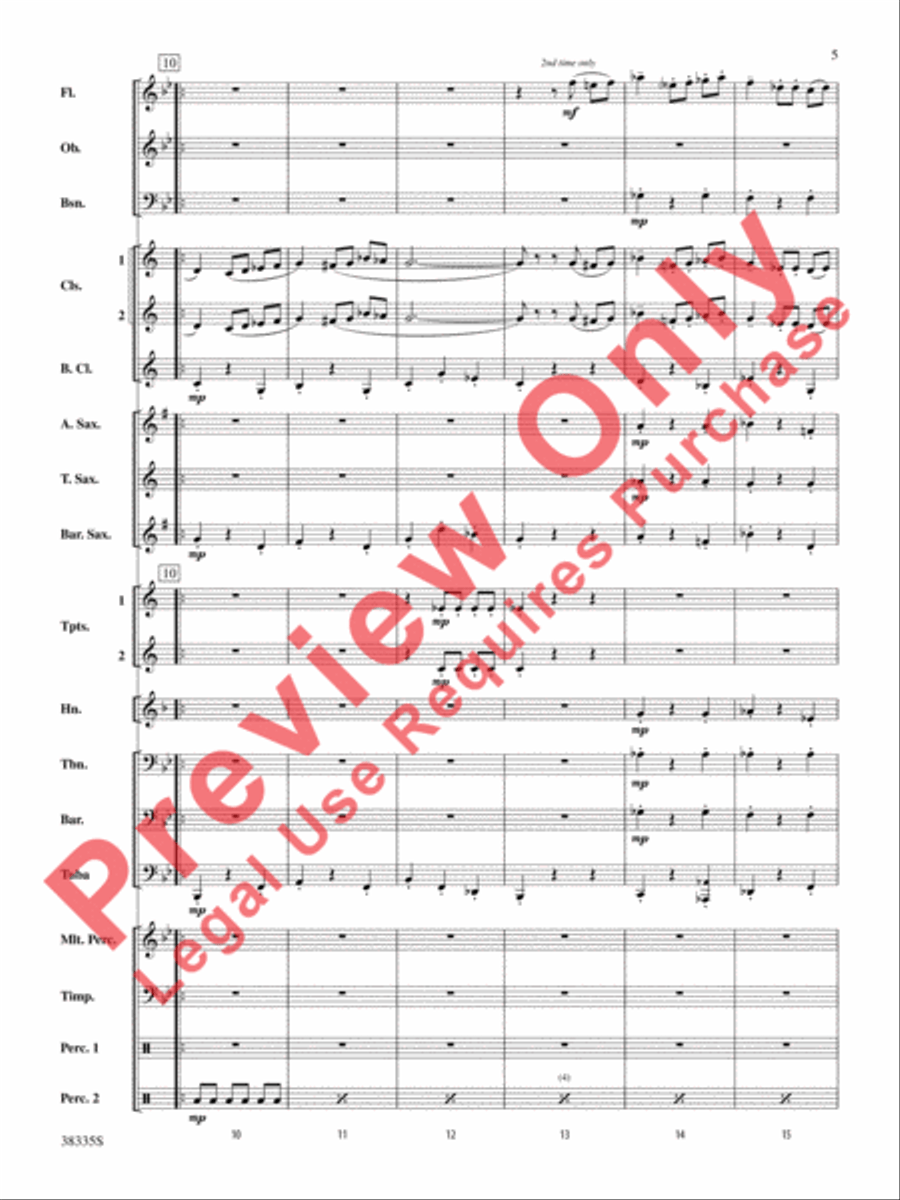 El Relicario El Relicario Concert Band scores gallery preview page 6