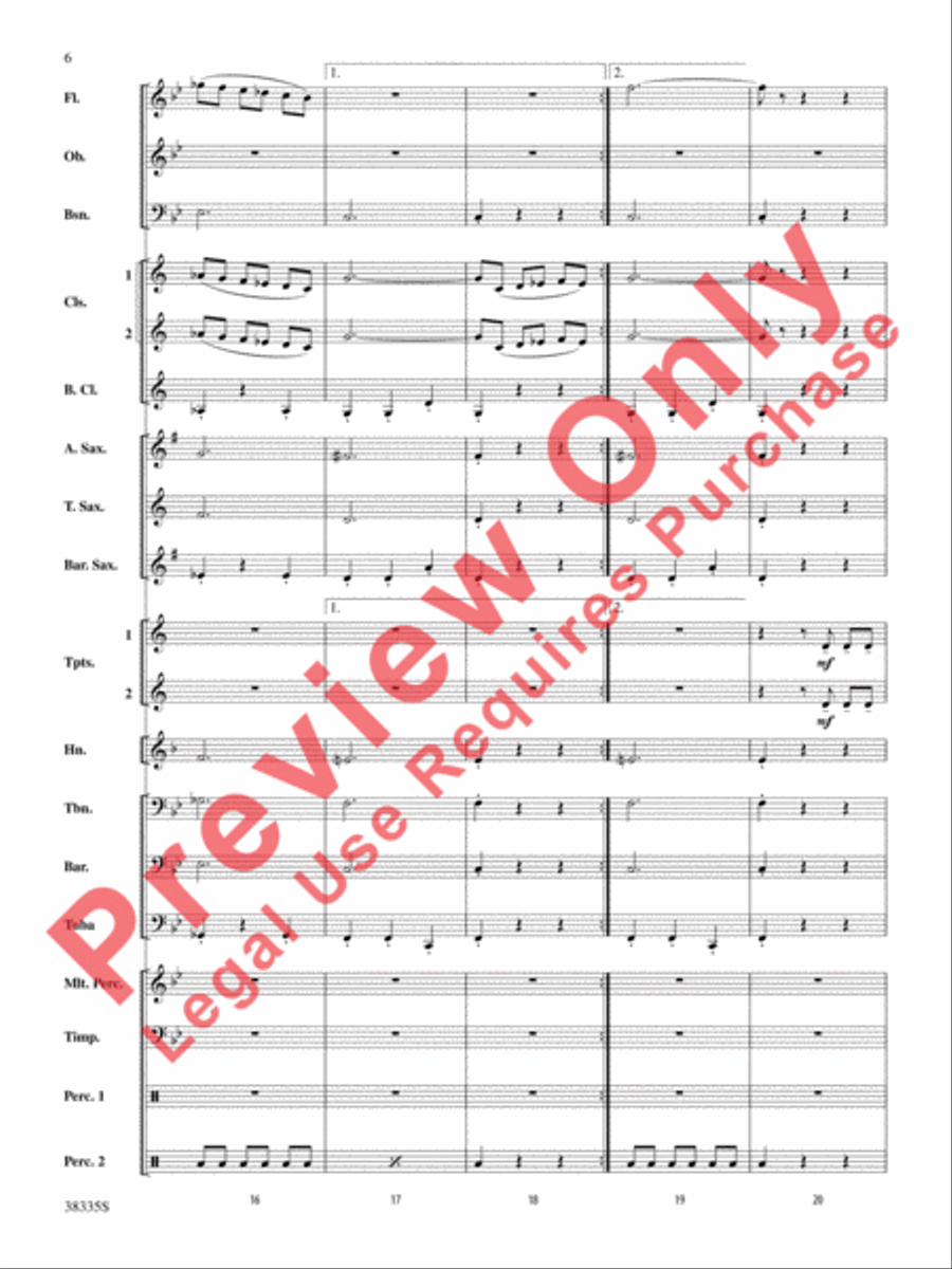 El Relicario El Relicario Concert Band scores gallery preview page 7