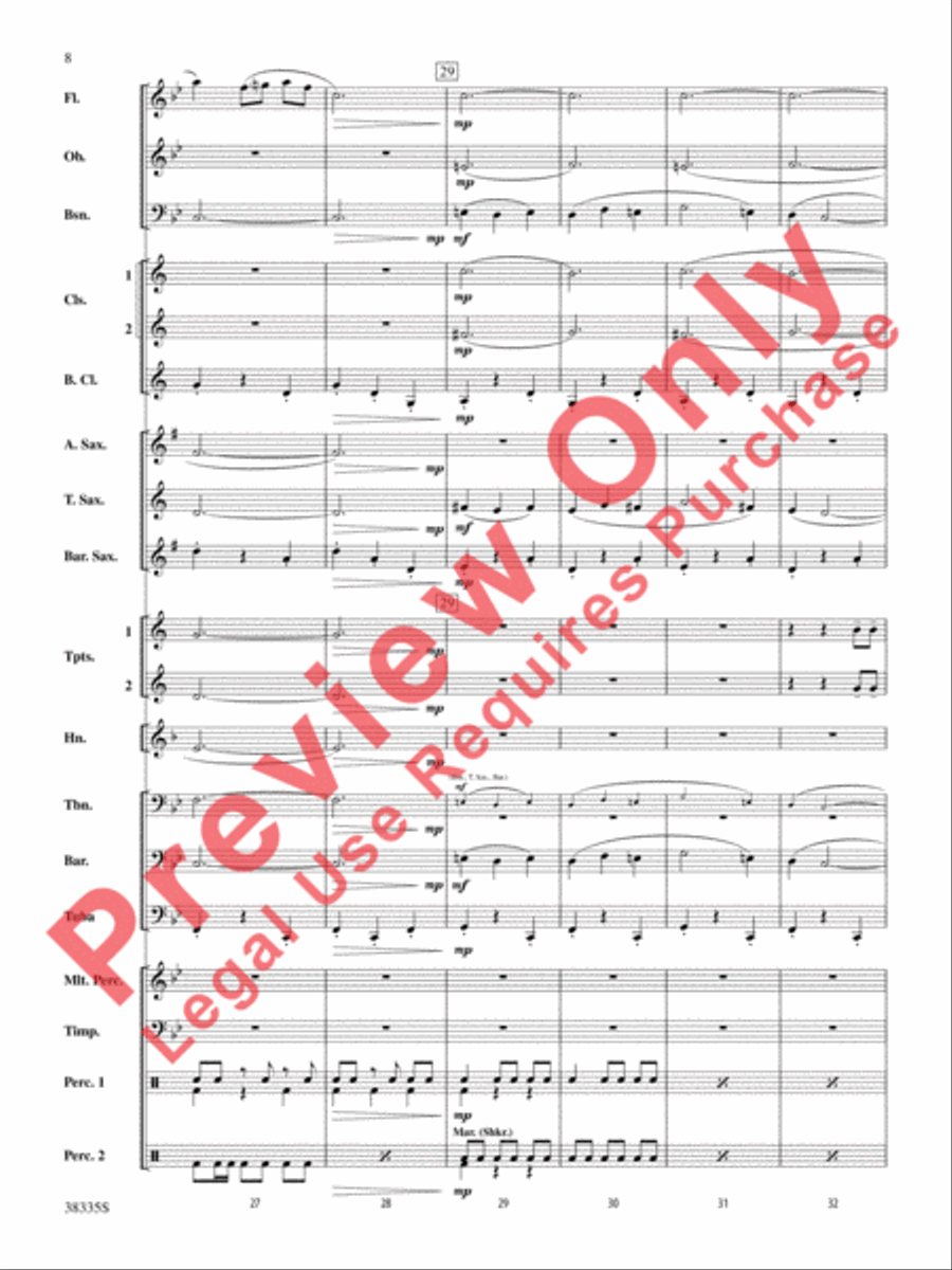 El Relicario El Relicario Concert Band scores gallery preview page 9