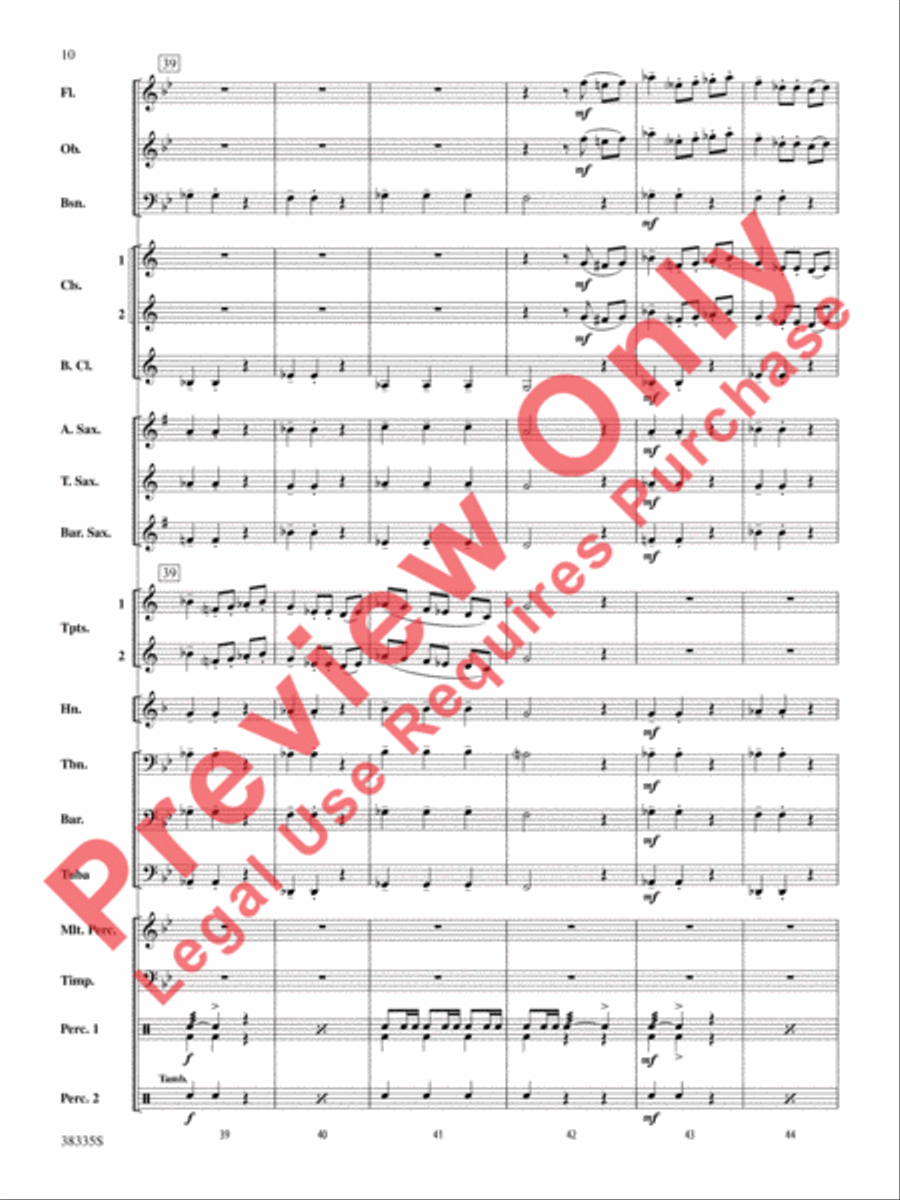 El Relicario El Relicario Concert Band scores gallery preview page 11