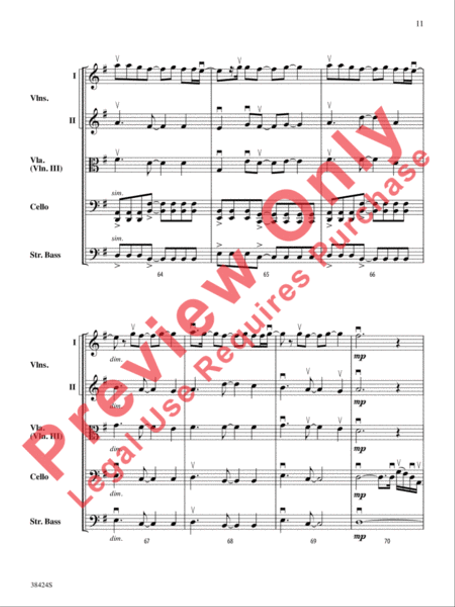 My Immortal My Immortal String Orchestra scores gallery preview page 12