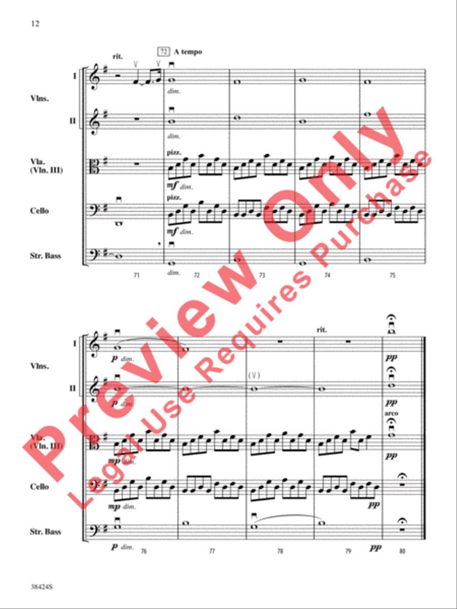 My Immortal My Immortal String Orchestra scores gallery preview page 13