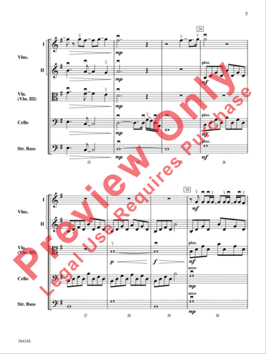 My Immortal My Immortal String Orchestra scores gallery preview page 6