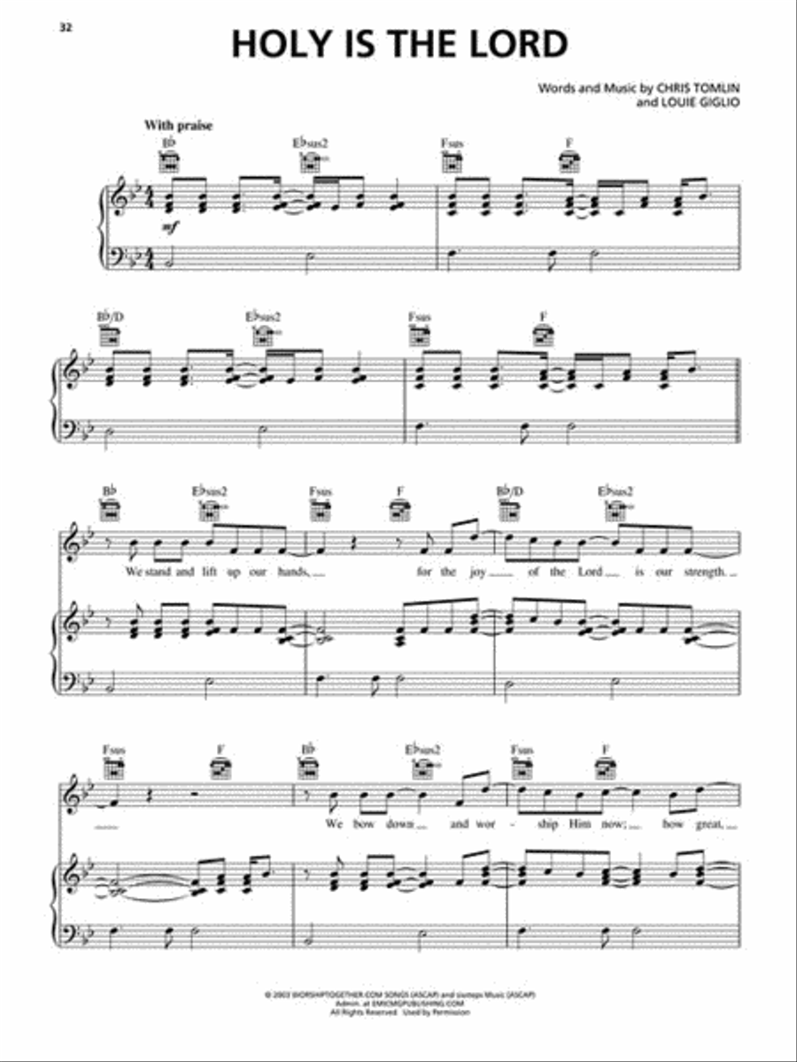 Chris Tomlin - How Great Is Our God: The Essential Collection Piano, Vocal, Guitar scores gallery preview page 3