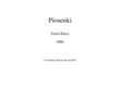 Piosenki (score)