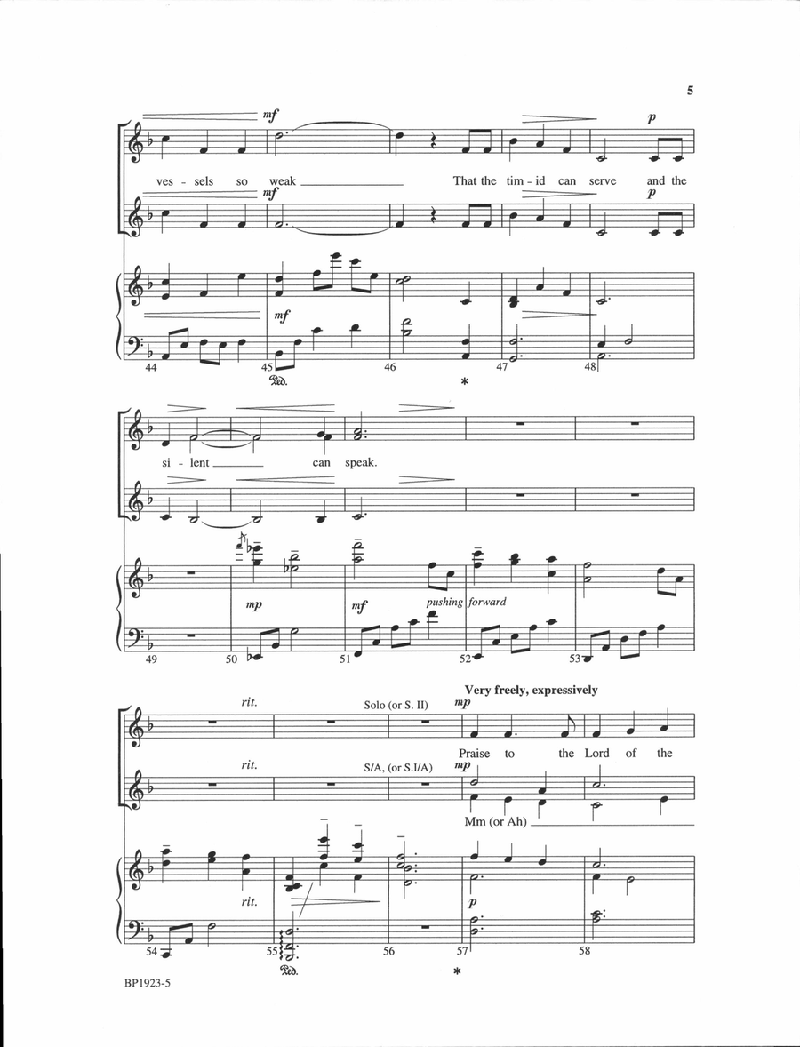 Lord of the Small - SSA Lord of the Small - SSA SSA scores gallery preview page 5