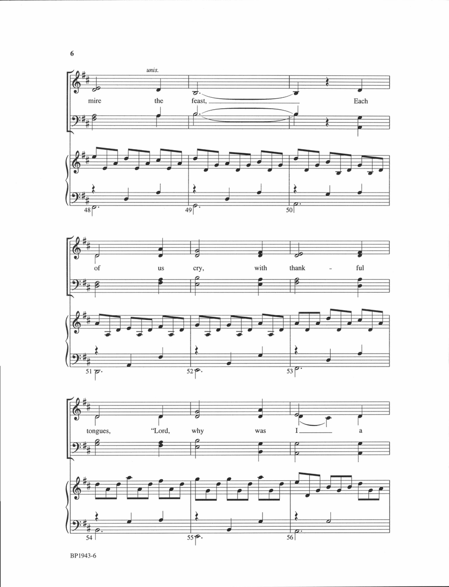 How Sweet and Awesome How Sweet and Awesome 4-Part scores gallery preview page 5