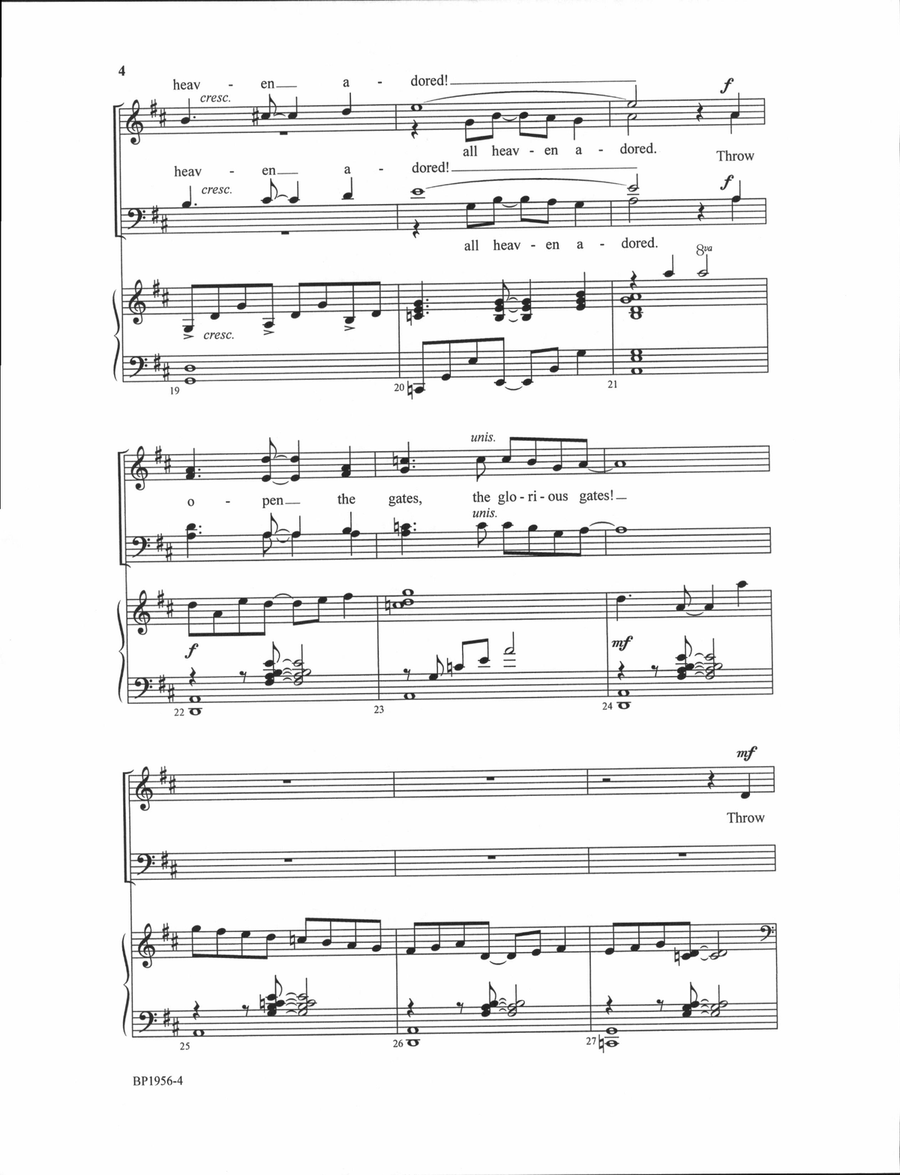 Throw Open the Gates Throw Open the Gates 4-Part scores gallery preview page 4