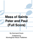 Mass of Saints Peter and Paul (Full Score) mini preview