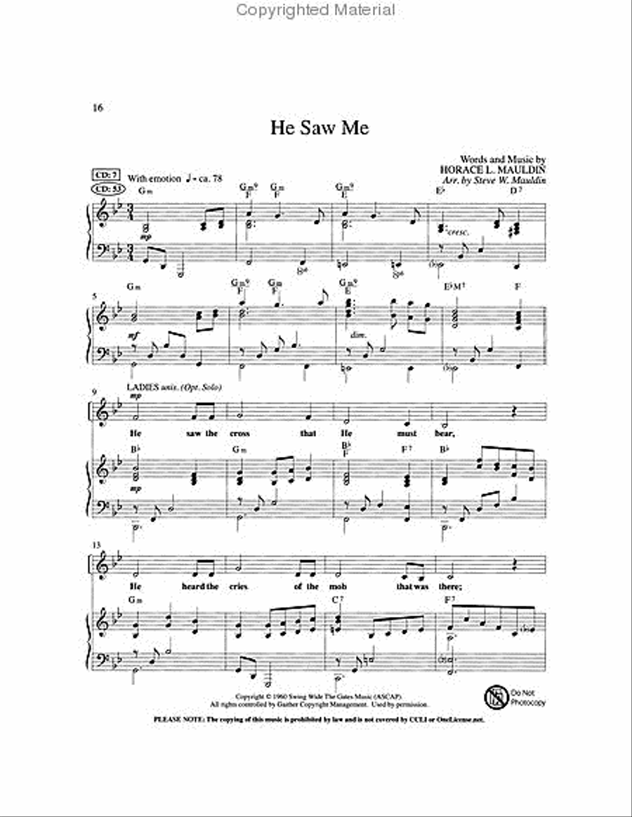 O What A Savior (Book) 4-Part scores gallery preview page 3