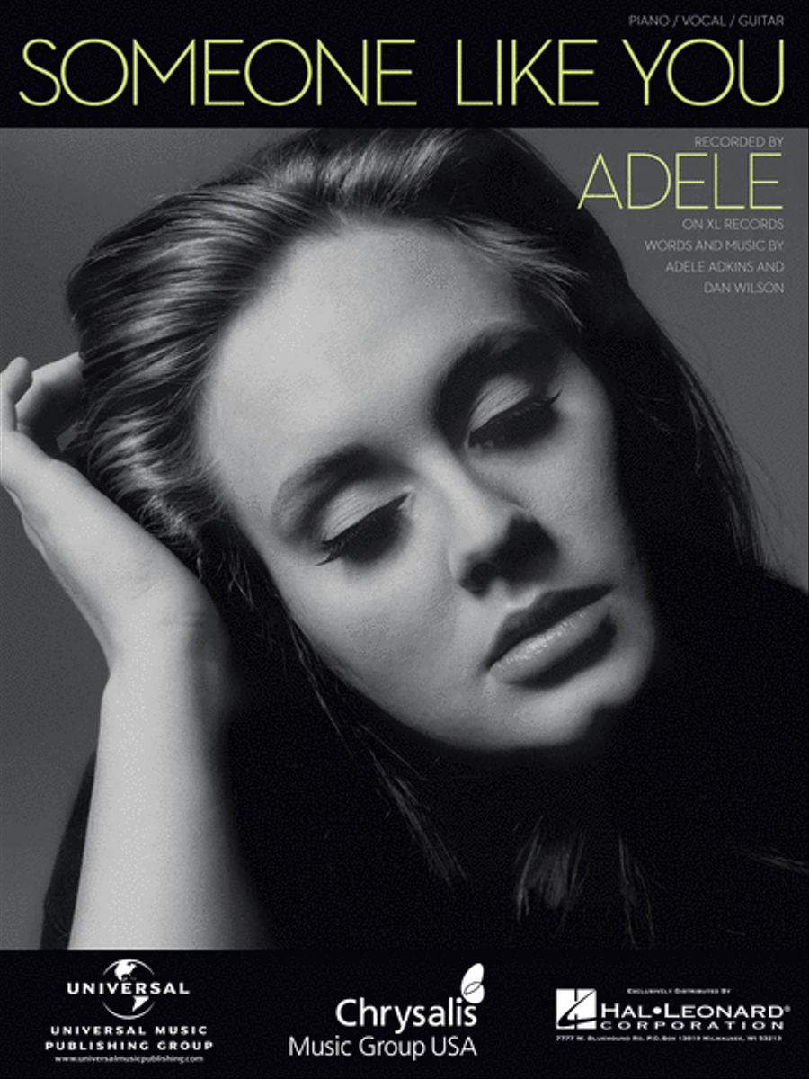 Someone Like You Piano, Vocal, Guitar scores gallery preview page 1