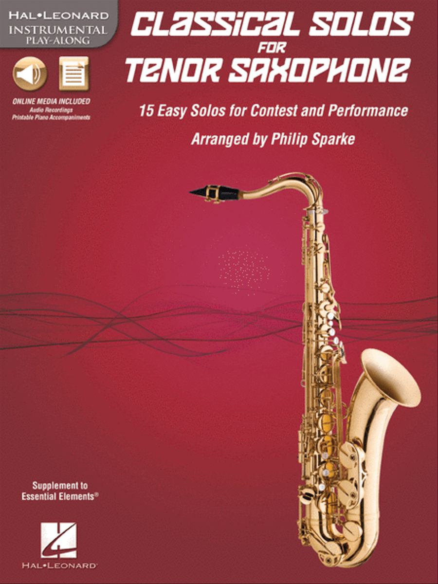 Classical Solos for Tenor Saxophone Tenor Saxophone scores gallery preview page 1