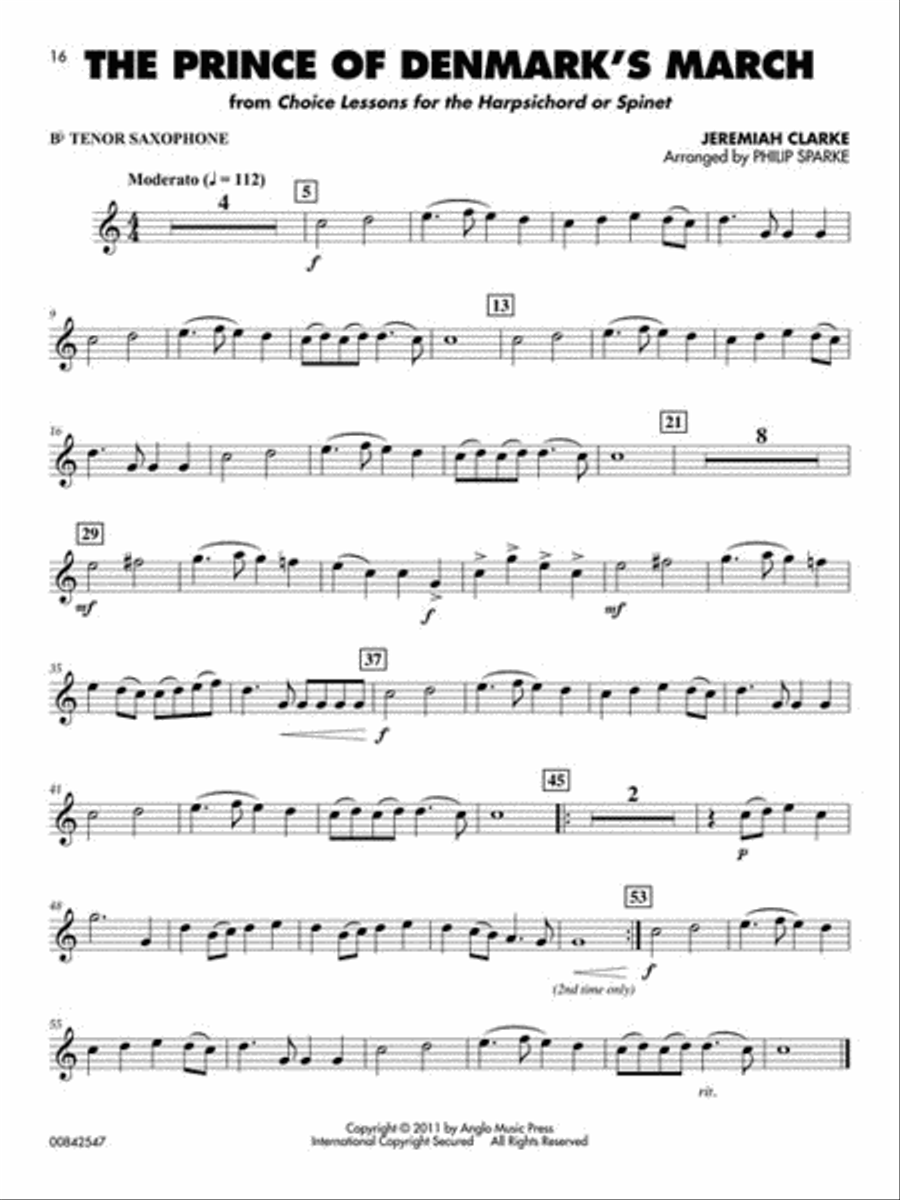 Classical Solos for Tenor Saxophone Tenor Saxophone scores gallery preview page 4