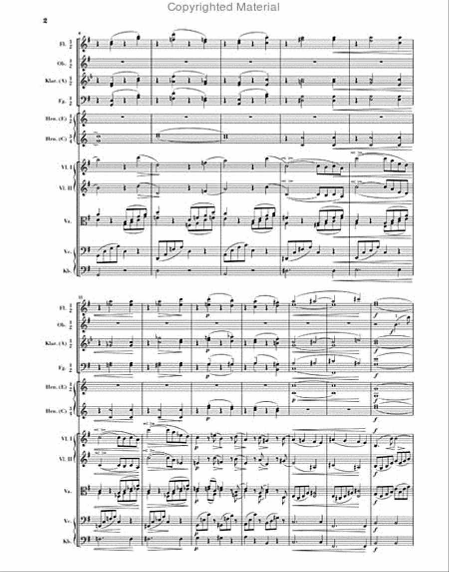 Symphony No. 4 in E minor, Op. 98 Orchestra scores gallery preview page 3