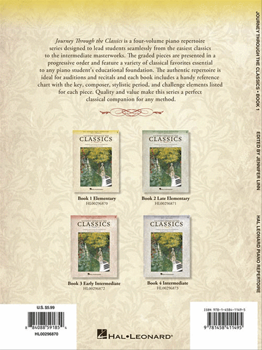 Journey Through the Classics: Book 1 Elementary Piano Method scores gallery preview page 2