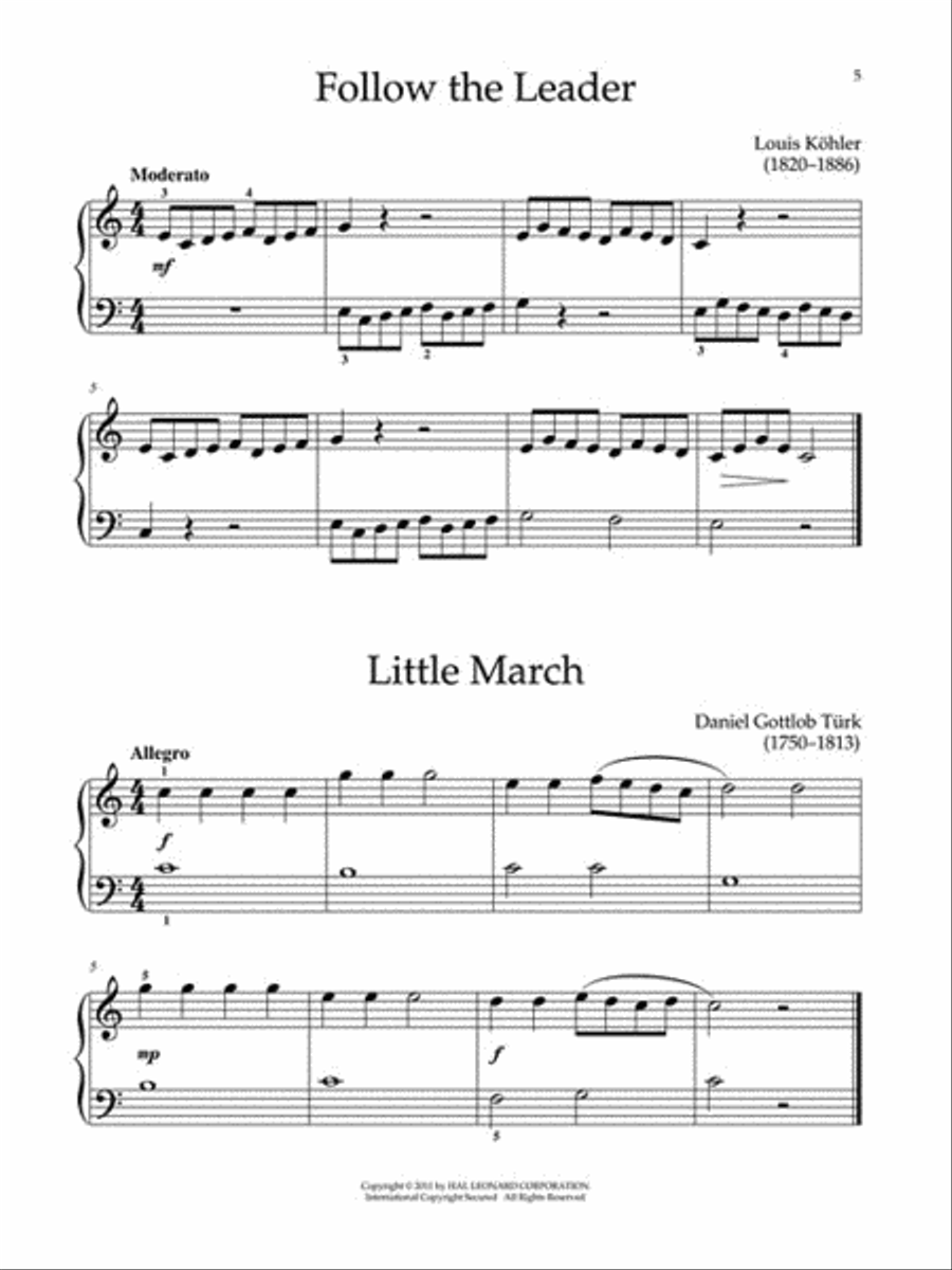 Journey Through the Classics: Book 1 Elementary Piano Method scores gallery preview page 4