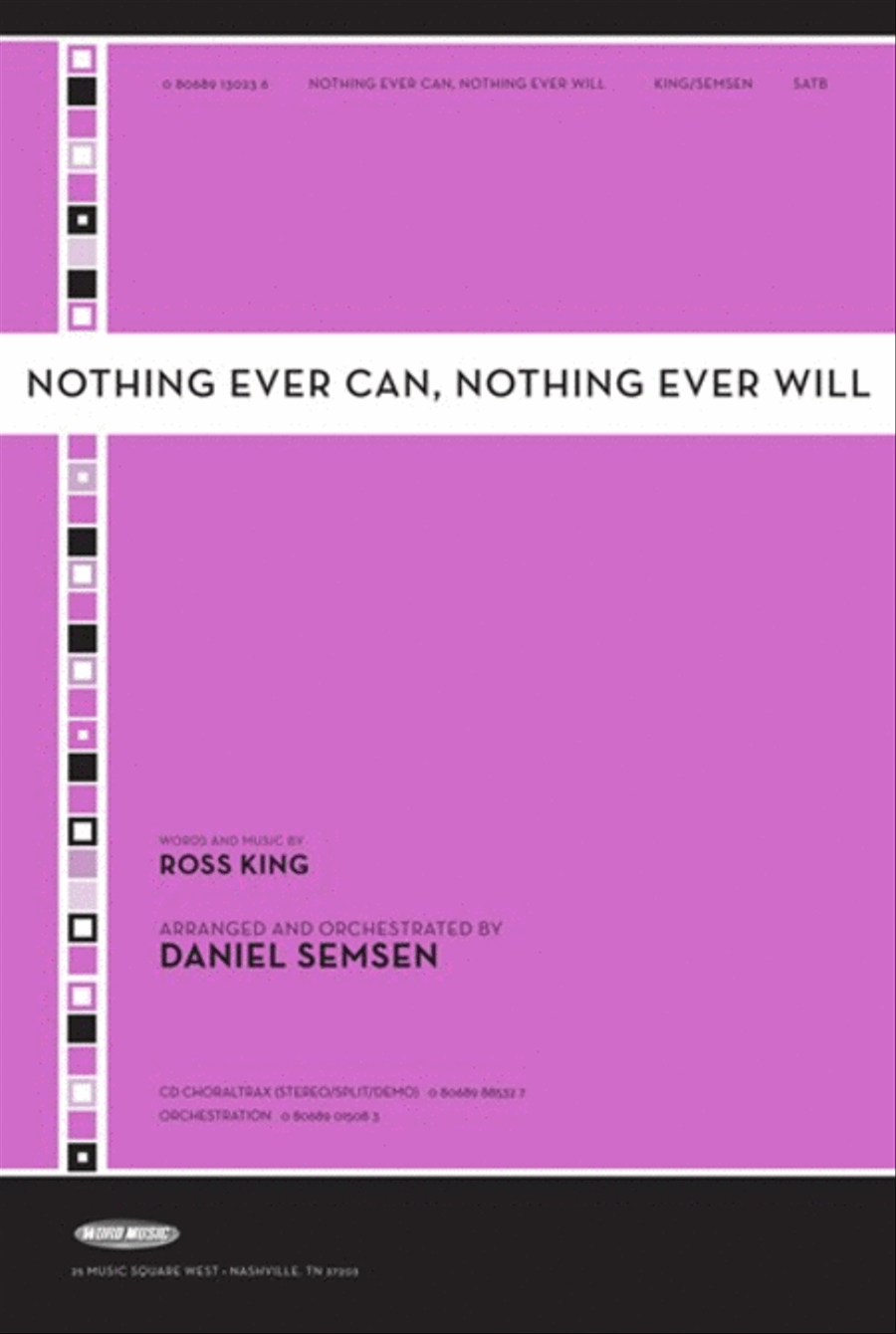 Nothing Ever Can, Nothing Ever Will - Anthem 4-Part scores gallery preview page 1