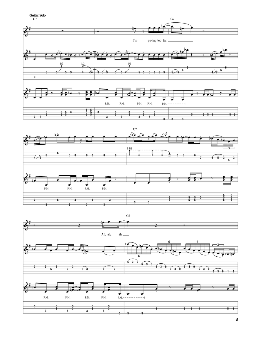 Plynth (Water Down The Drain) Acoustic Guitar scores gallery preview page 3