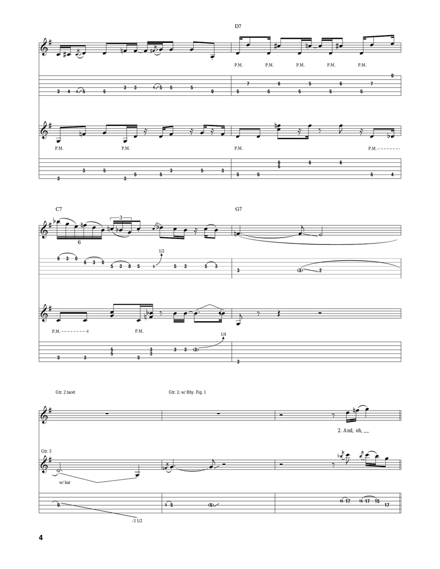 Plynth (Water Down The Drain) Acoustic Guitar scores gallery preview page 4