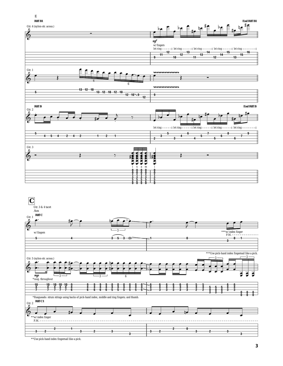 Angelica Angelica Guitar Tablature scores gallery preview page 3