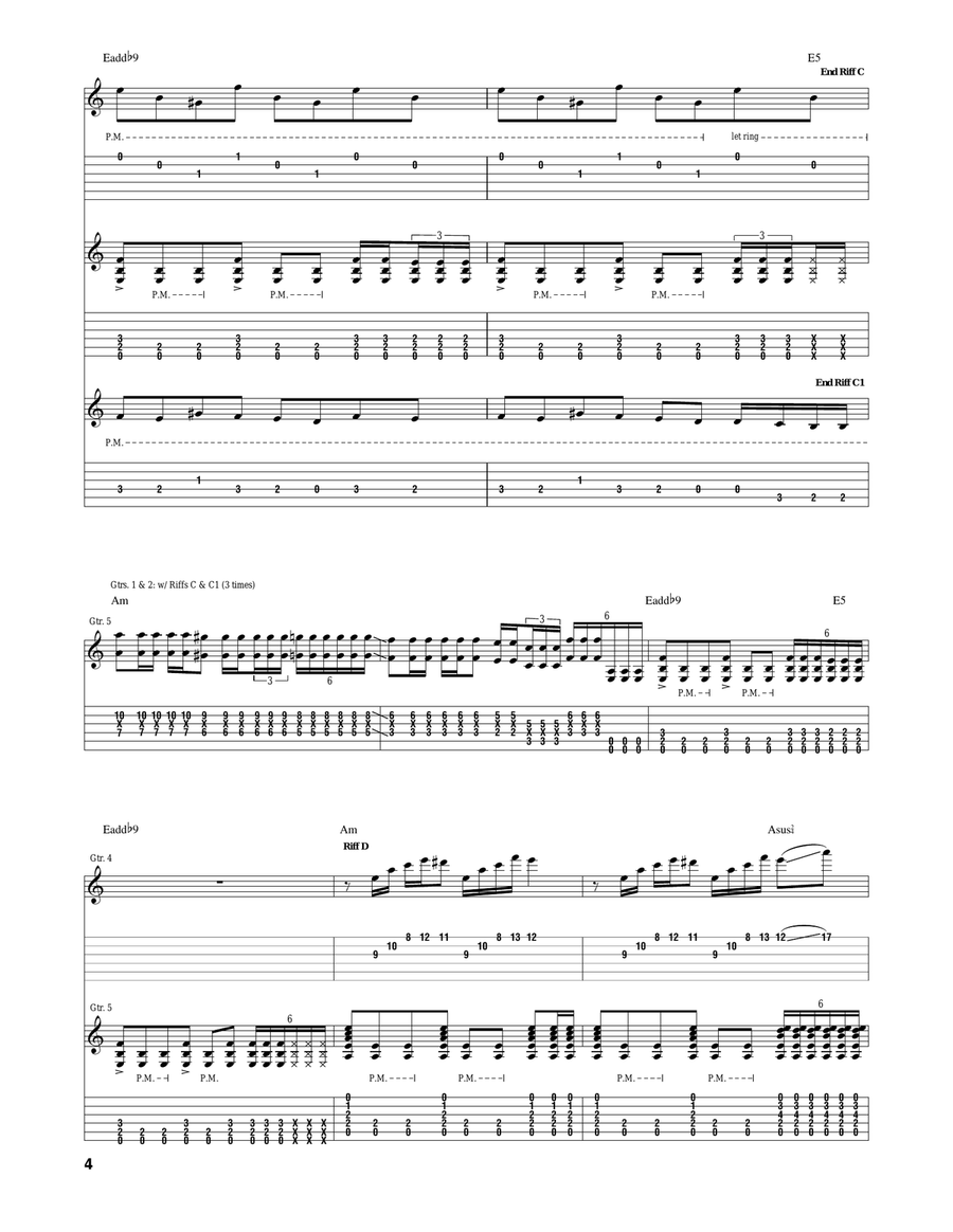 Angelica Angelica Guitar Tablature scores gallery preview page 4