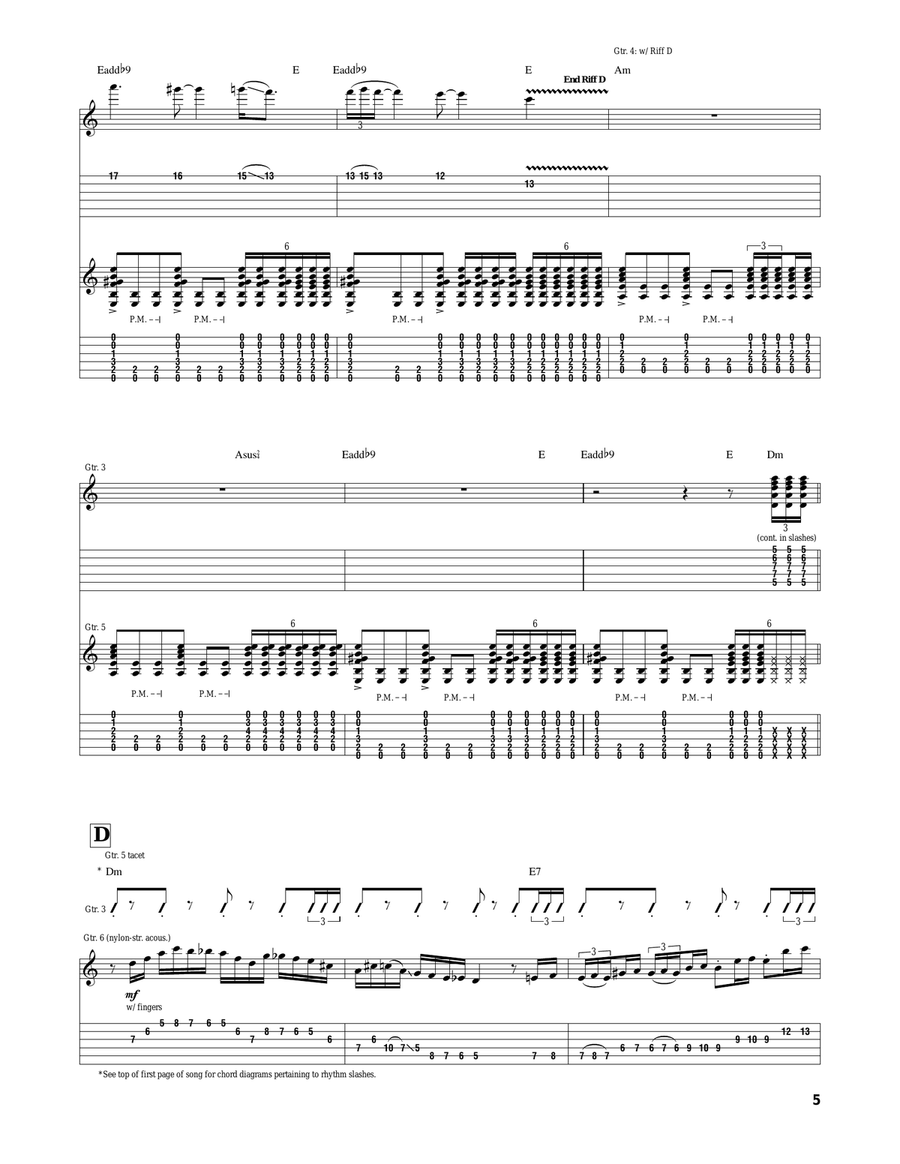 Angelica Angelica Guitar Tablature scores gallery preview page 5