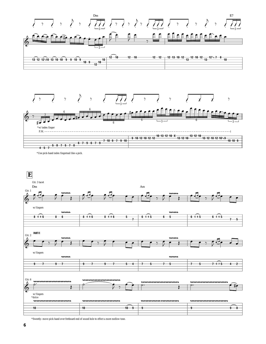 Angelica Angelica Guitar Tablature scores gallery preview page 6
