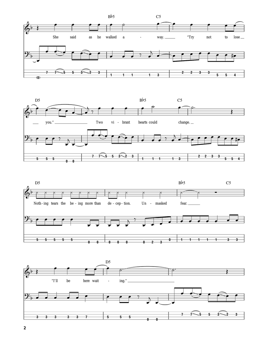 Unholy Confessions Unholy Confessions Acoustic Guitar scores gallery preview page 2
