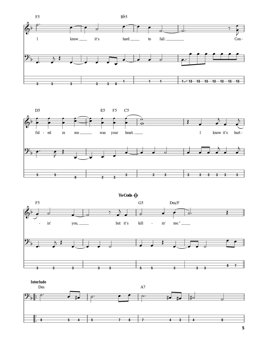 Unholy Confessions Unholy Confessions Acoustic Guitar scores gallery preview page 5