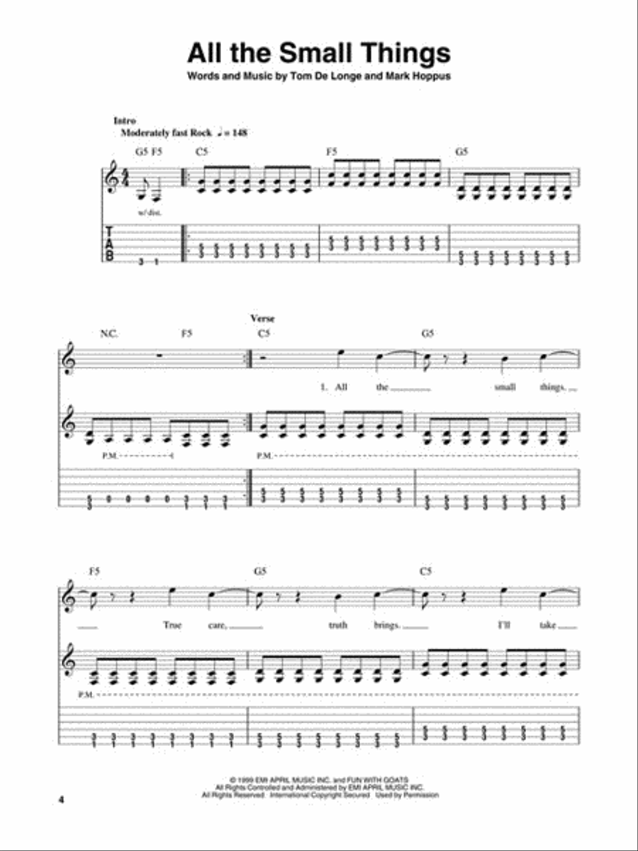 Rock Hits Guitar Tablature scores gallery preview page 3