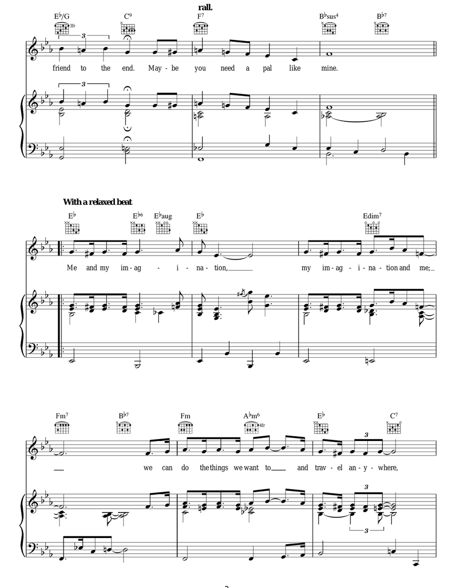 Me And My Imagination Me And My Imagination Guitar scores gallery preview page 2