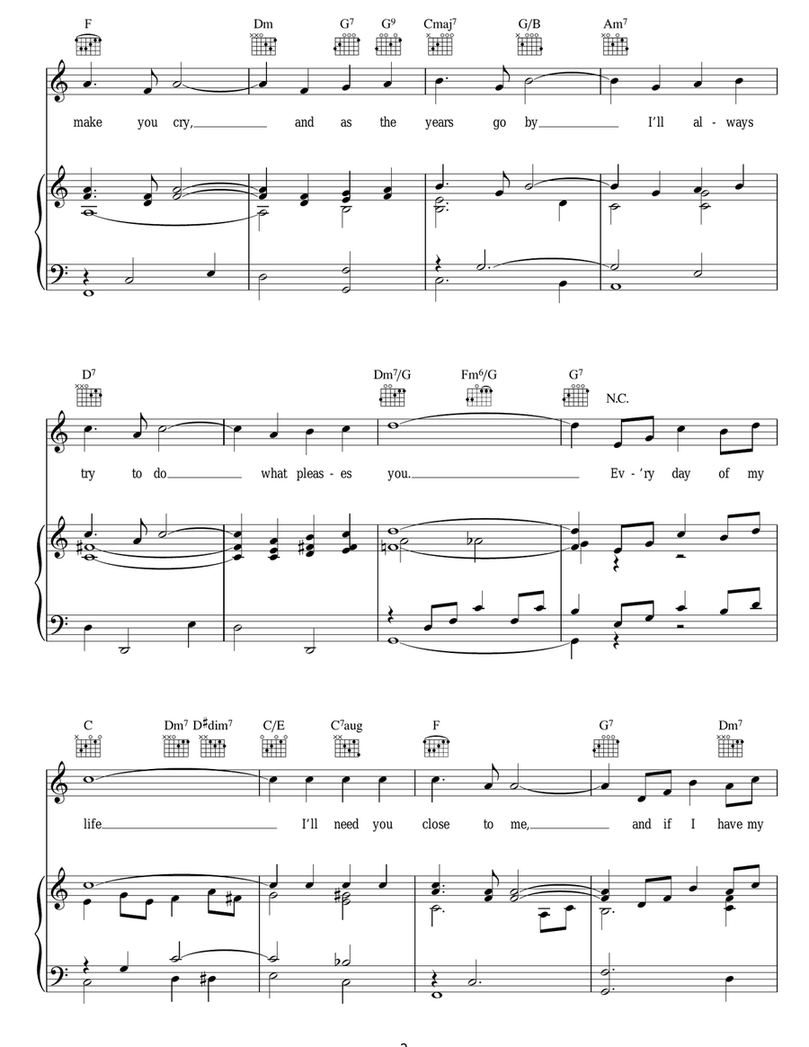 Ev'ry Day Of My Life Ev'ry Day Of My Life Guitar scores gallery preview page 2