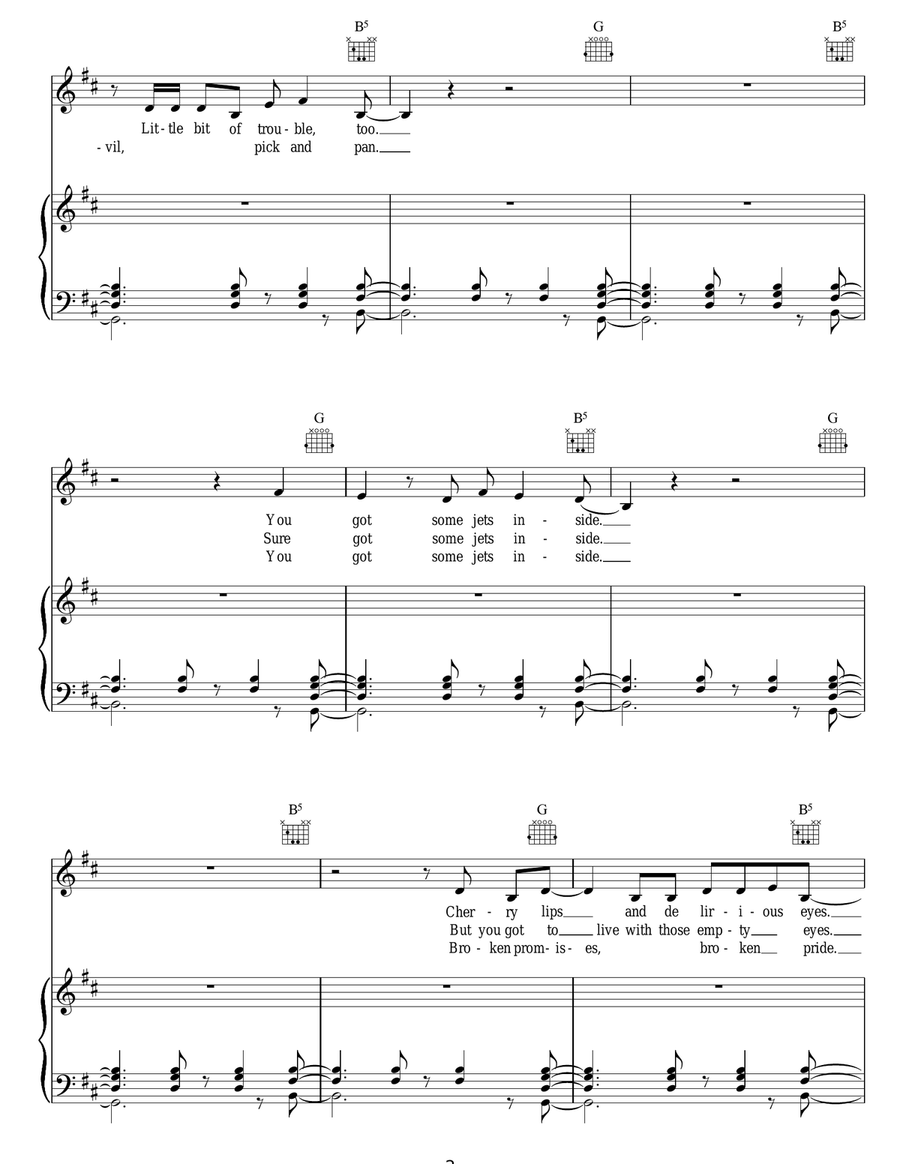 Double Trouble Acoustic Guitar scores gallery preview page 2