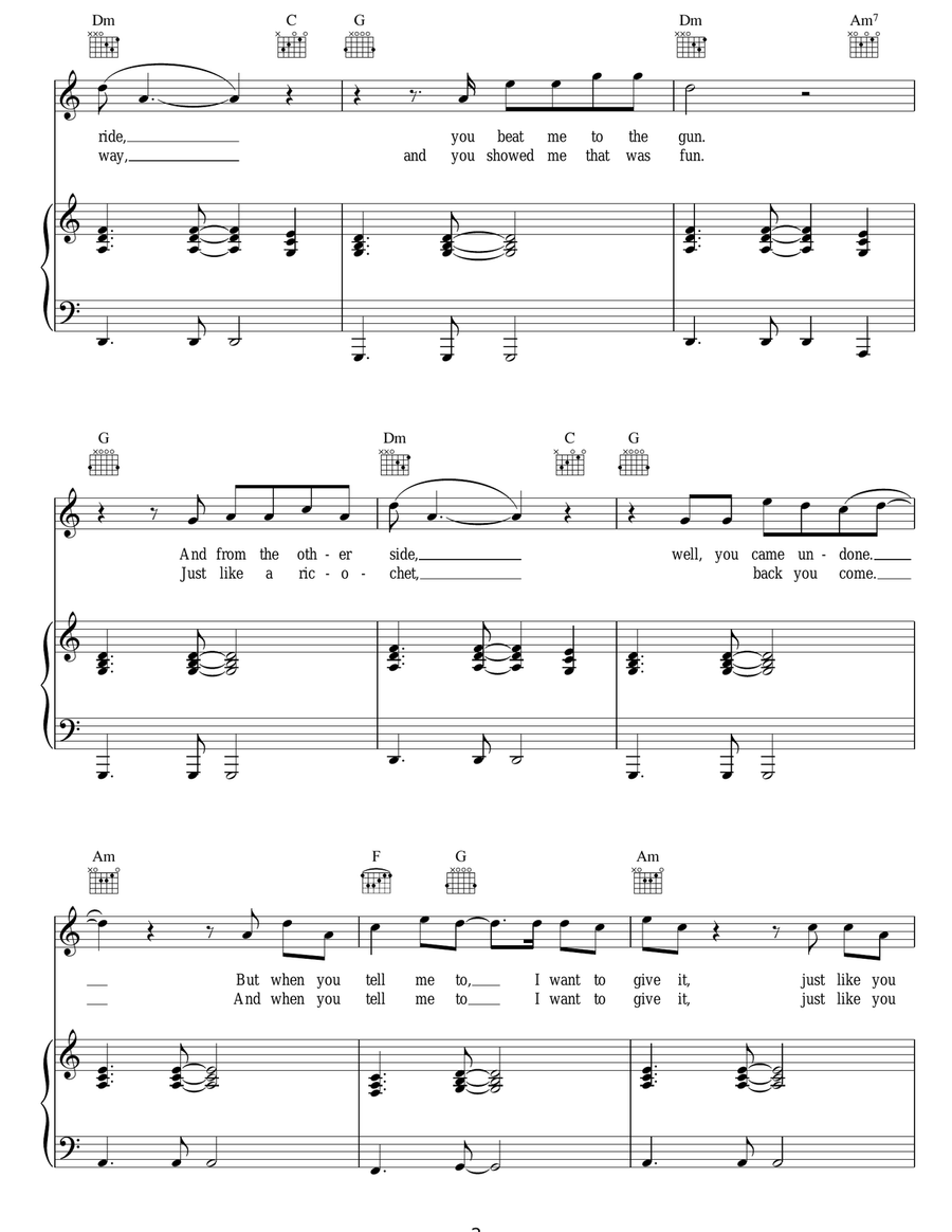 Strap Me In Acoustic Guitar scores gallery preview page 2