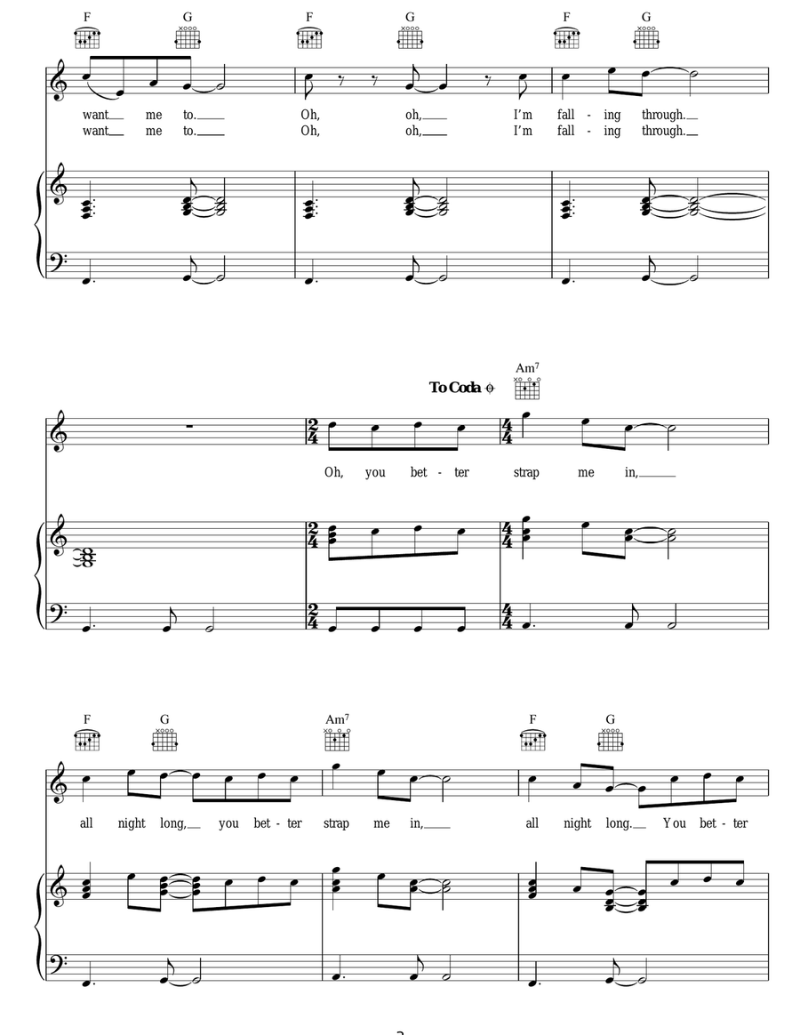 Strap Me In Acoustic Guitar scores gallery preview page 3