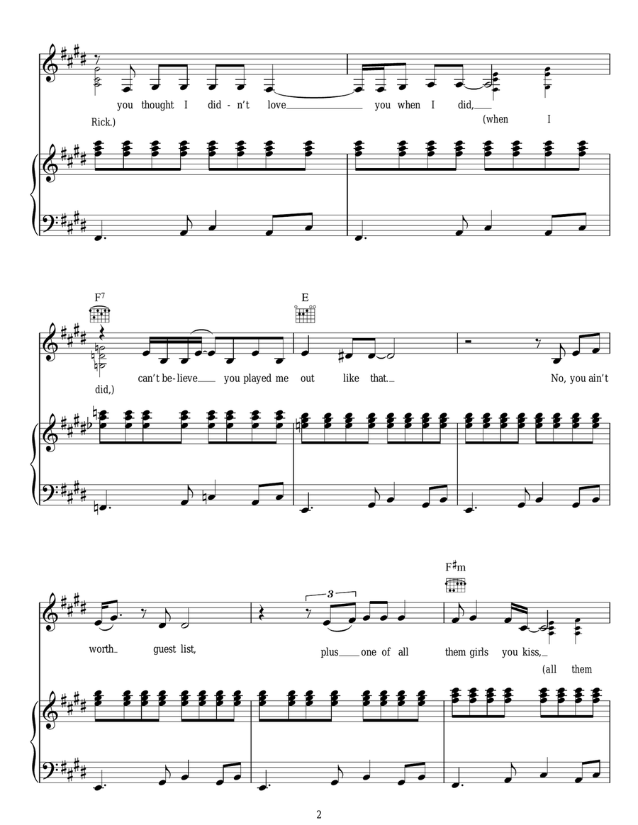 Me And Mr. Jones Me And Mr. Jones Acoustic Guitar scores gallery preview page 2