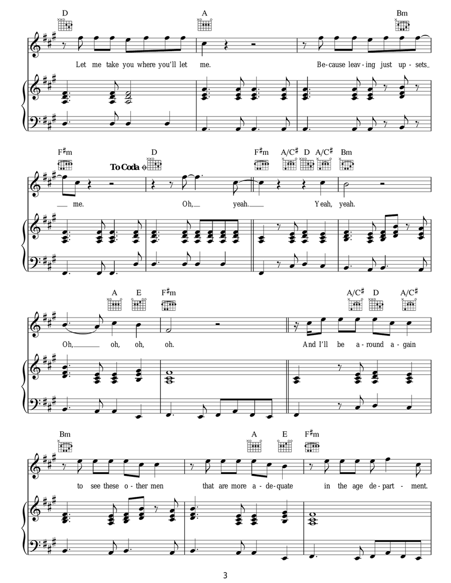 Jenny Don't Be Hasty Jenny Don't Be Hasty Acoustic Guitar scores gallery preview page 3