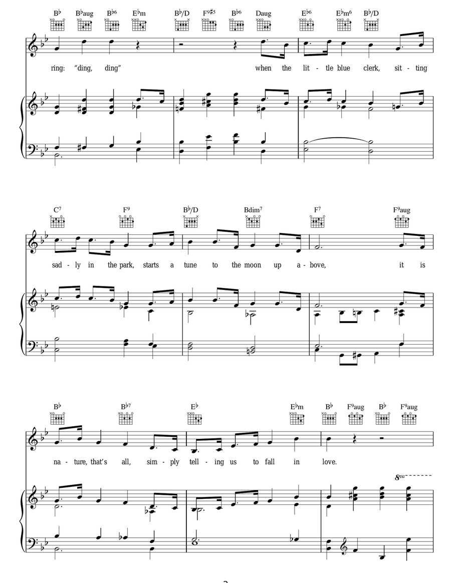 Let's Do It (Let's Fall In Love) Guitar scores gallery preview page 2