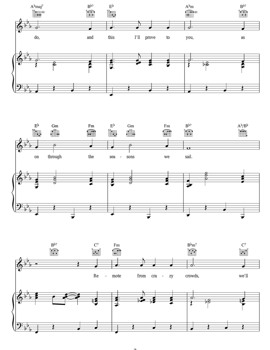 As On Through The Seasons We Sail Guitar scores gallery preview page 3