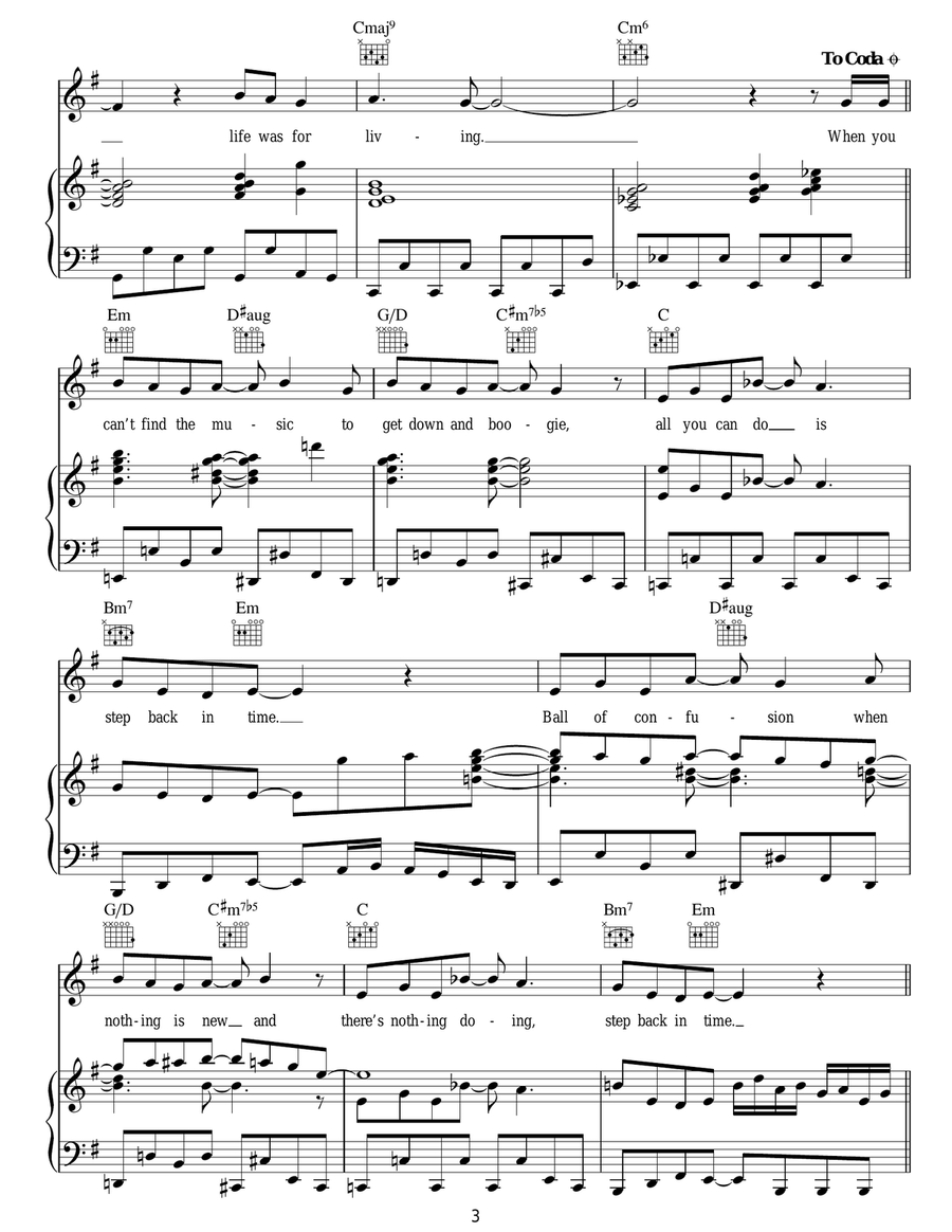 Step Back In Time Step Back In Time Acoustic Guitar scores gallery preview page 3