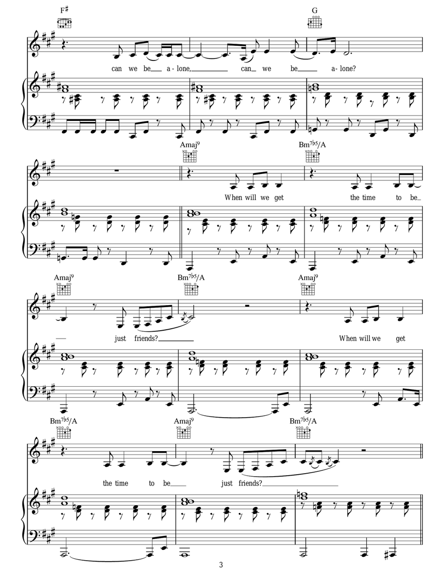 Just Friends Just Friends Acoustic Guitar scores gallery preview page 3