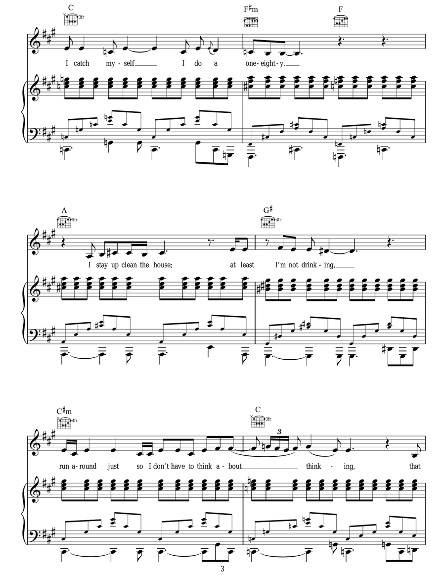 Wake Up Alone Wake Up Alone Acoustic Guitar scores gallery preview page 3